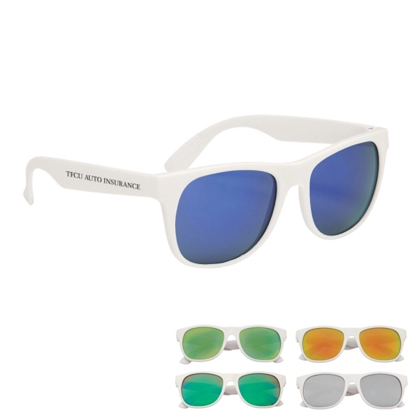 Rubberized Mirrored Sunglasses 5