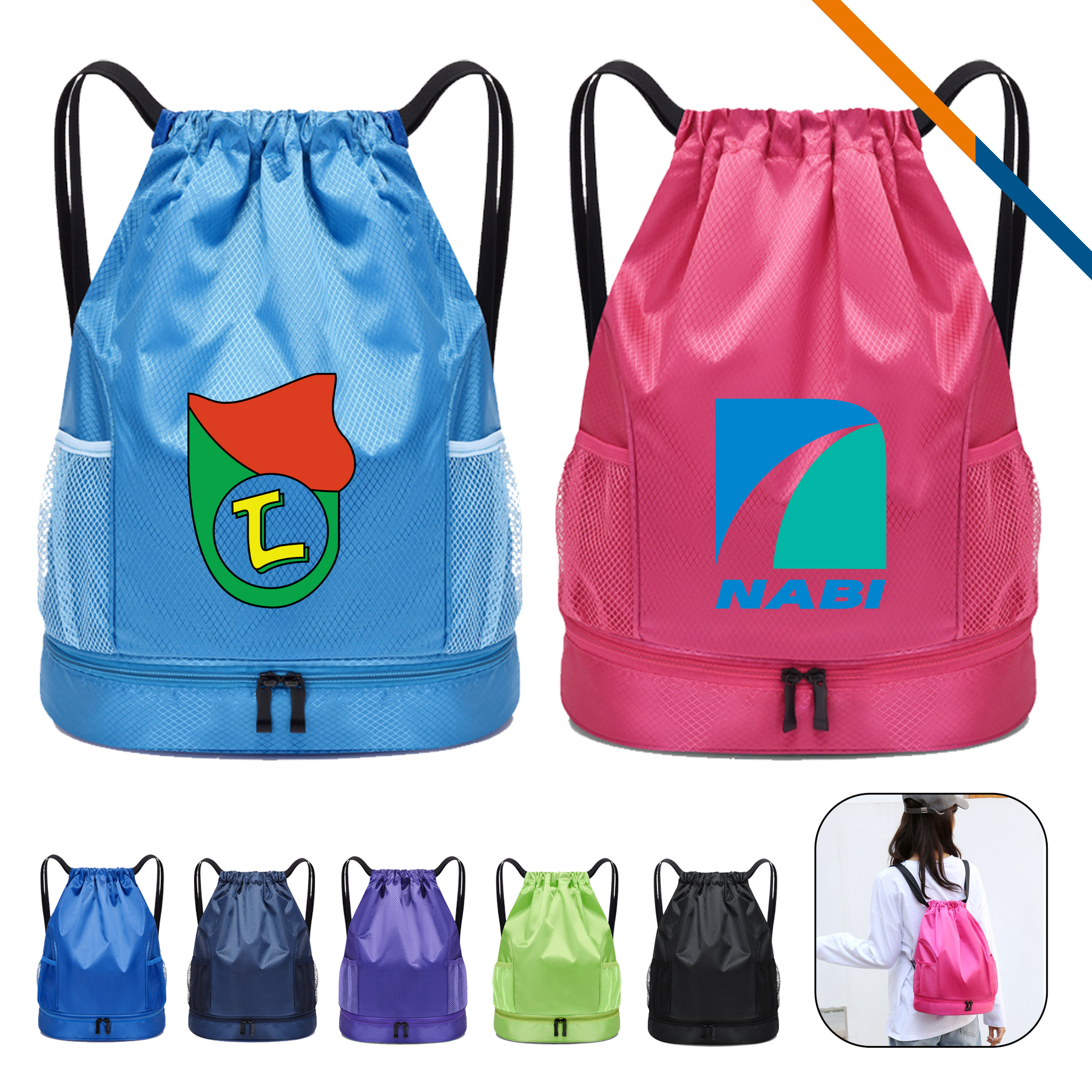 Doyle Drawstring Backpack 11