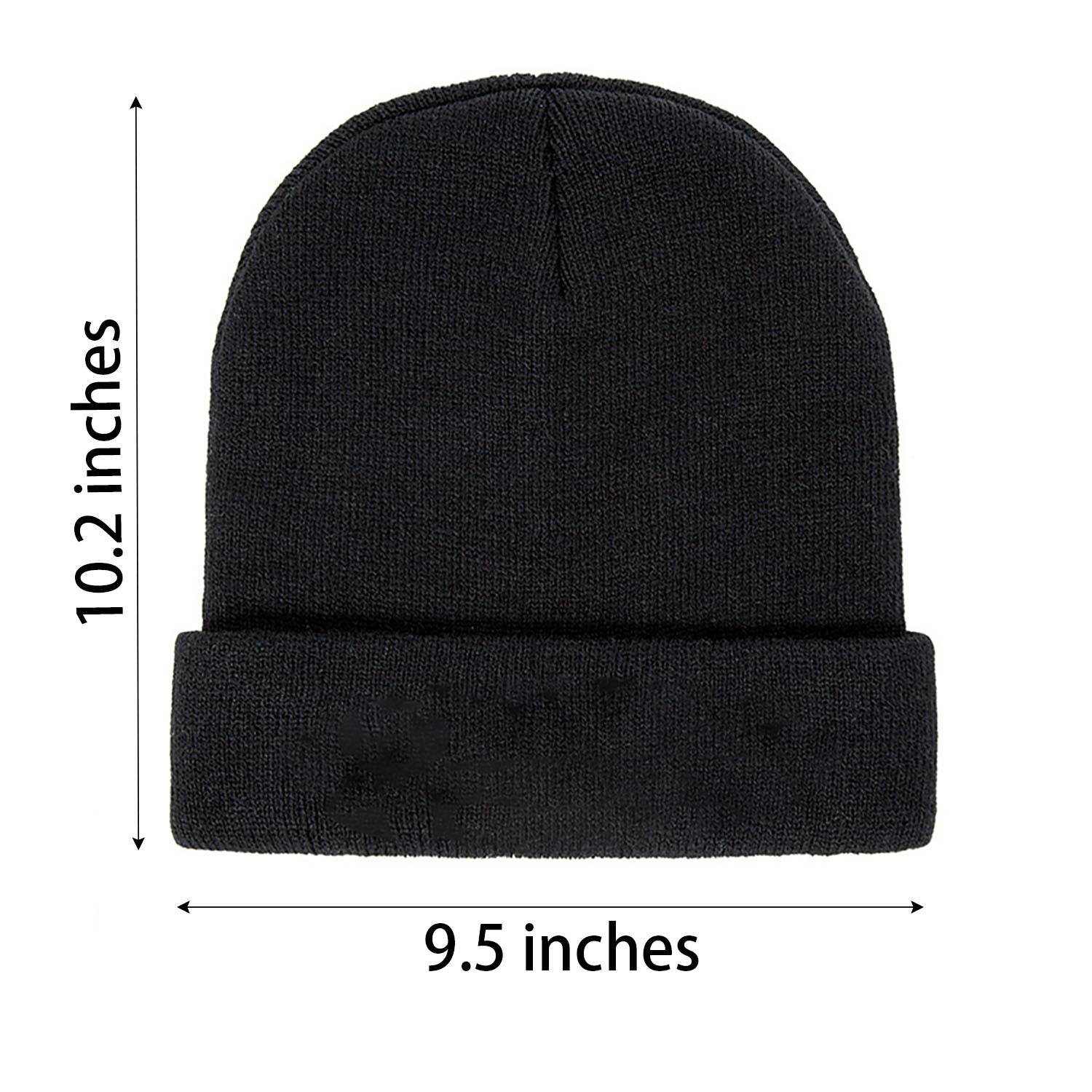 Autumn/Winter Fashion Embroidered Knitted Hat 2