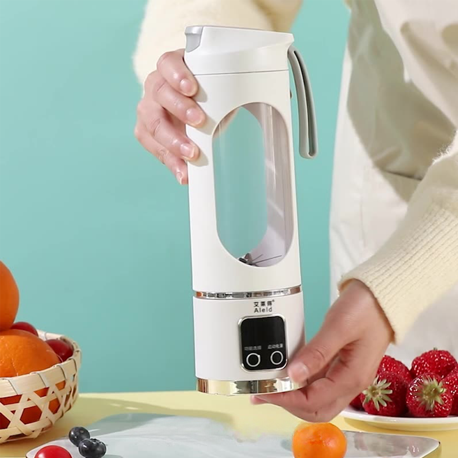 15oz portable charging rechargeable students home juicer 5