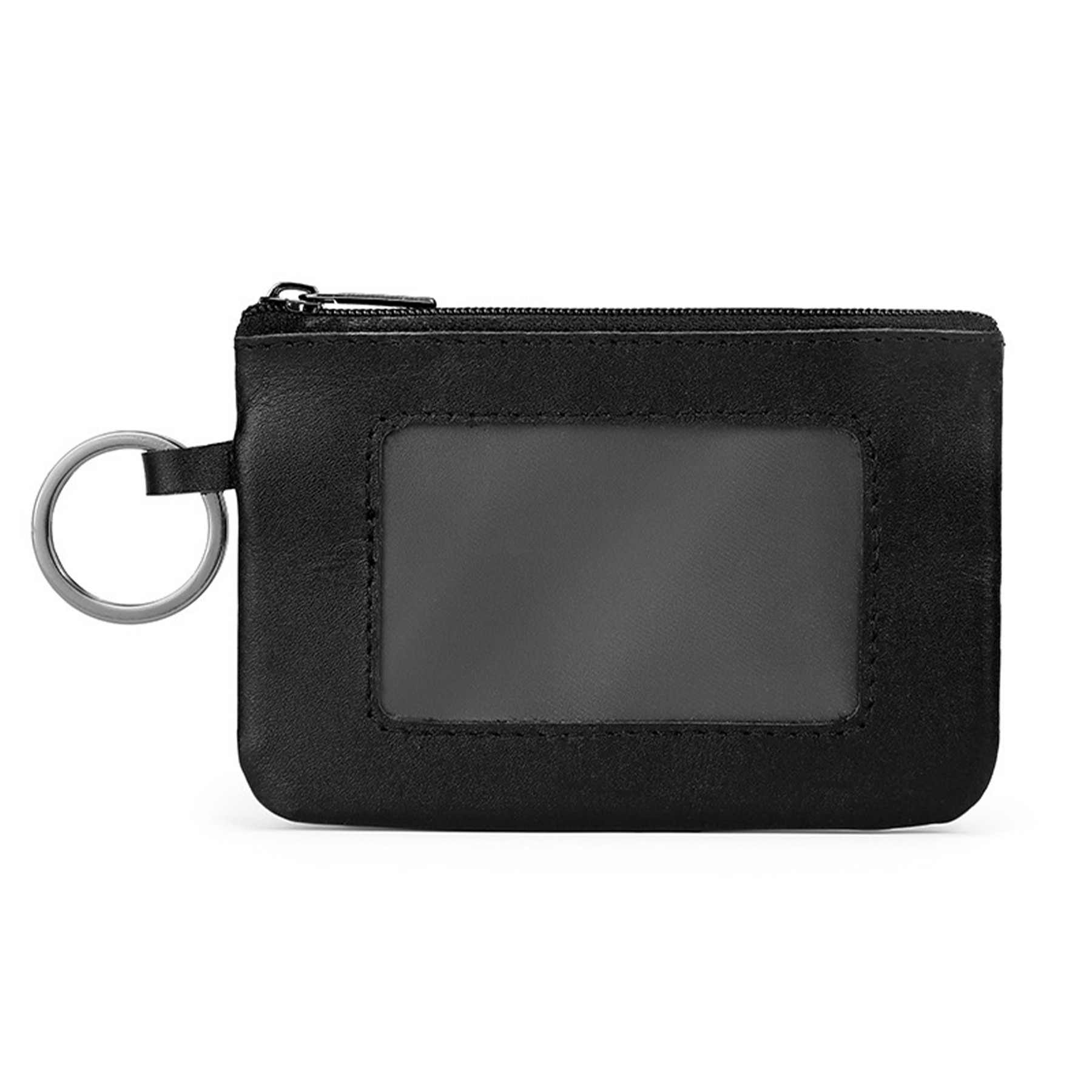 Genuine Leather Vintage multi-functional zippered coin purse 5