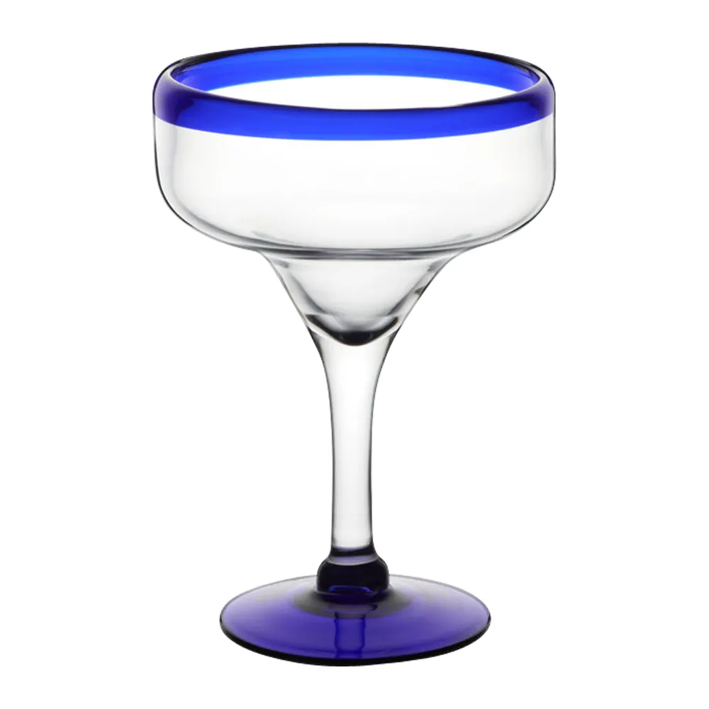 Handblown Mexican Margarita Glass 3