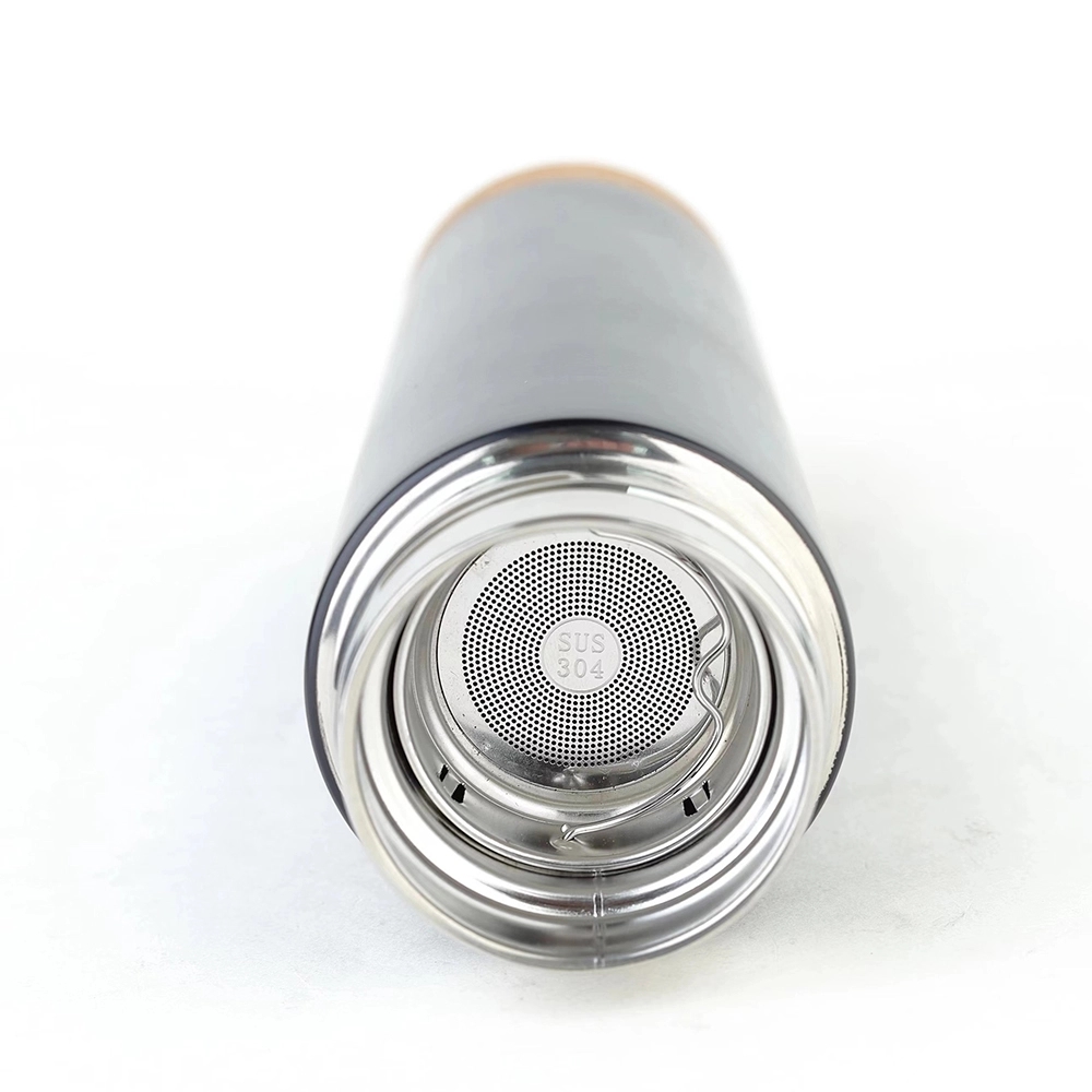 17Oz Stainless Steel Vacuum Insulated Bottle Cork Bottom 2