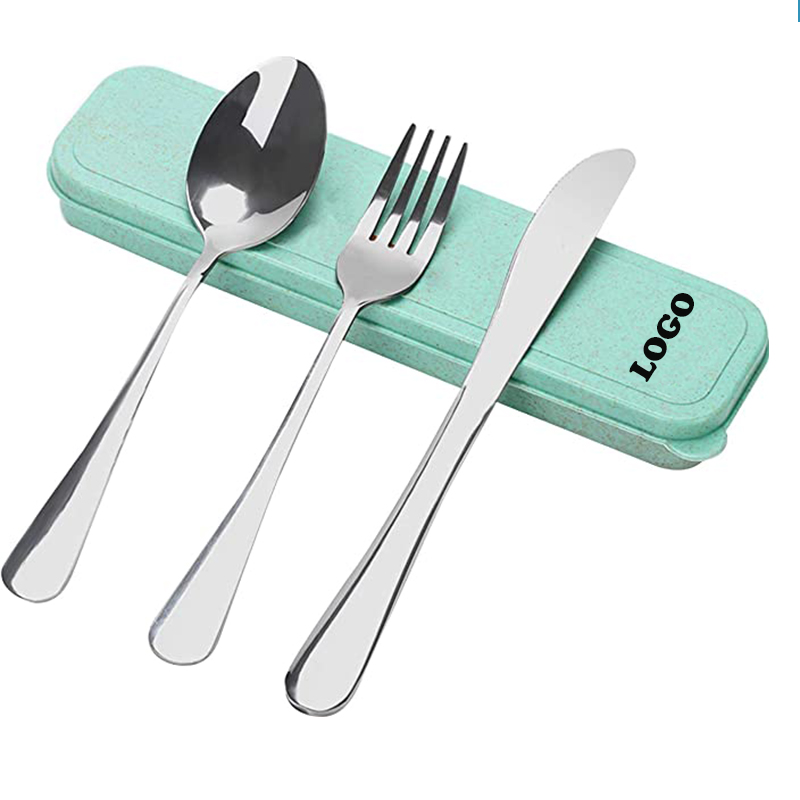 3-Piece Portable Utensils Set w/ Case 5