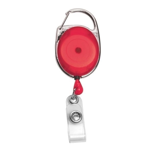 Retractable Carabiner Style Badge Reels 10