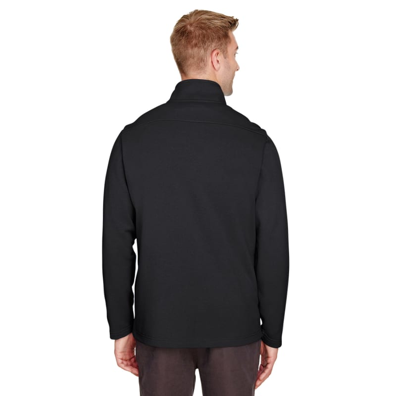 UltraClub Men's Coastal Pique Fleece Quarter-Zip 10