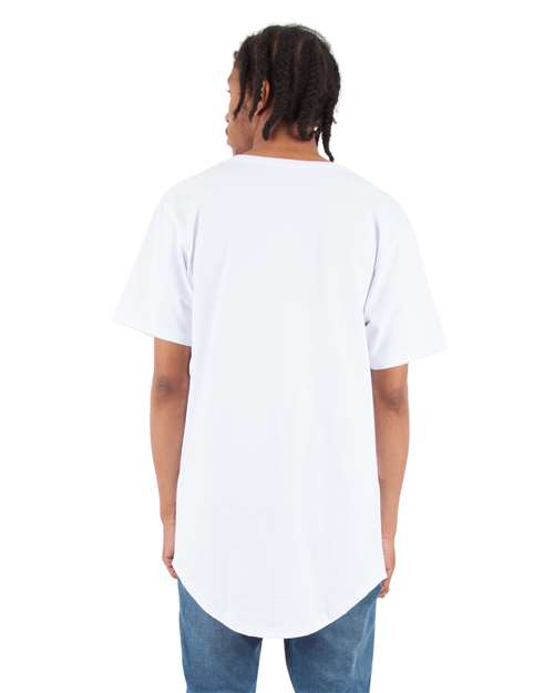 Unisex Curved Hem Long T-Shirt - SHCLT 25