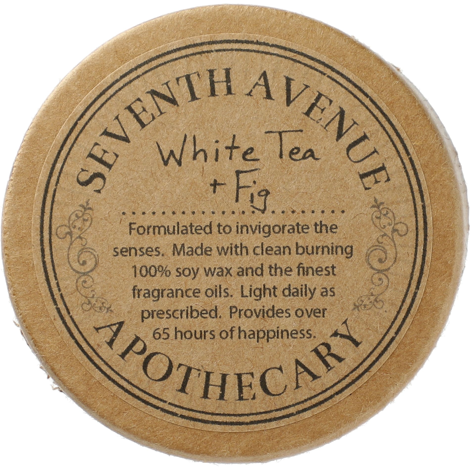 White Tea and Fig 11 oz Glass Jar Candle 30