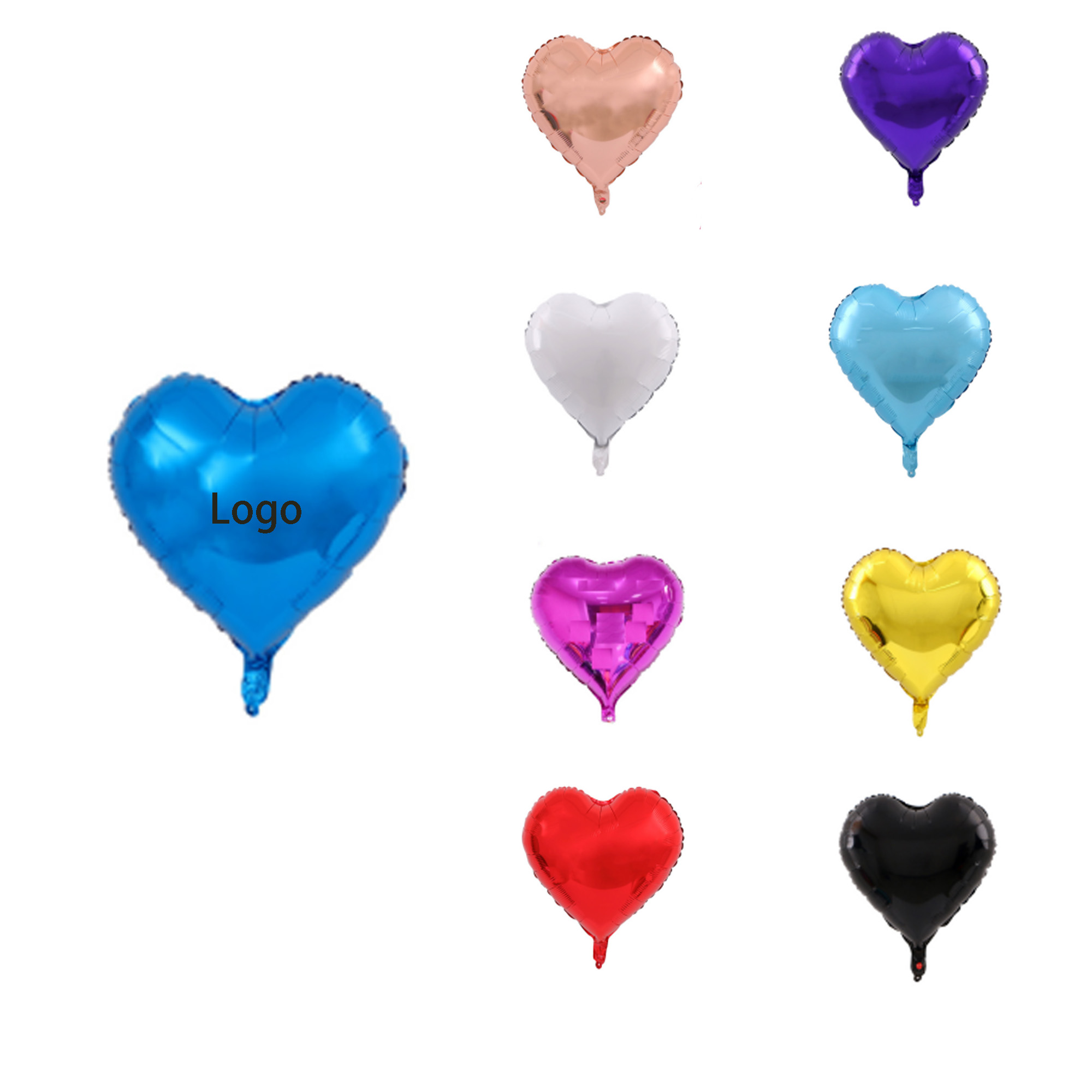 Foil Heart Shaped Balloons 2