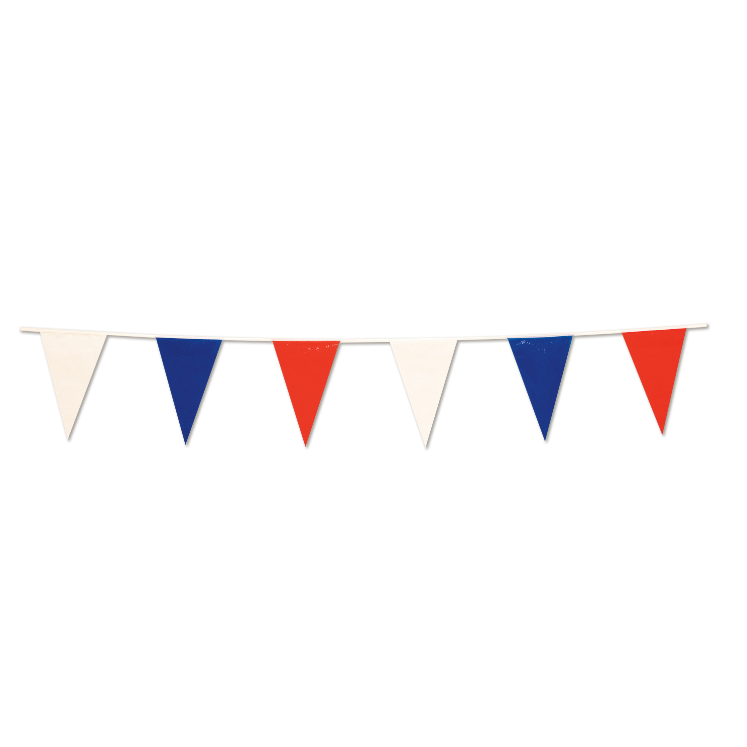 105' Red, White & Blue Pennant String 2