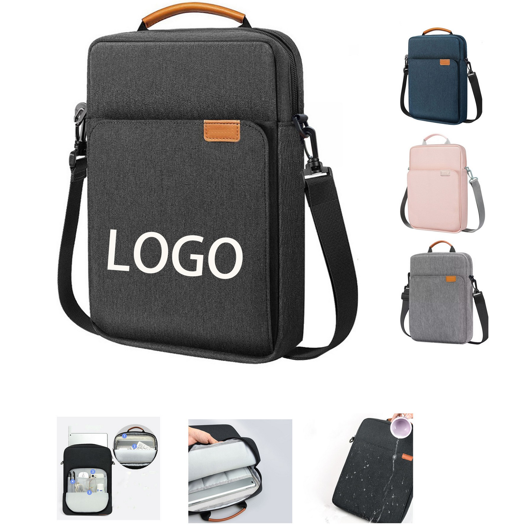 13" Tablet/Laptop Messenger Bag 1