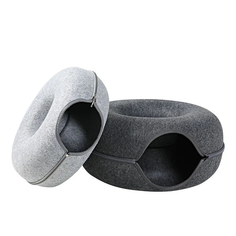 A Circular Cave For Kittens Cat Bed 1
