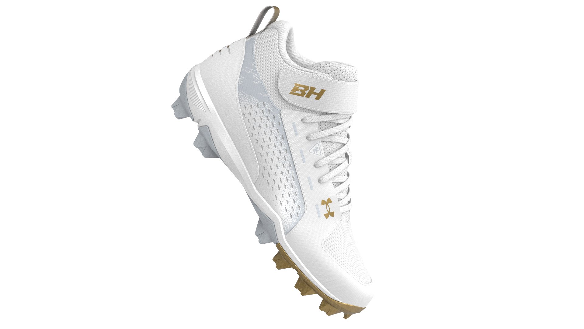 Men's UA Harper 6 Mid RM Baseball Cleats 3