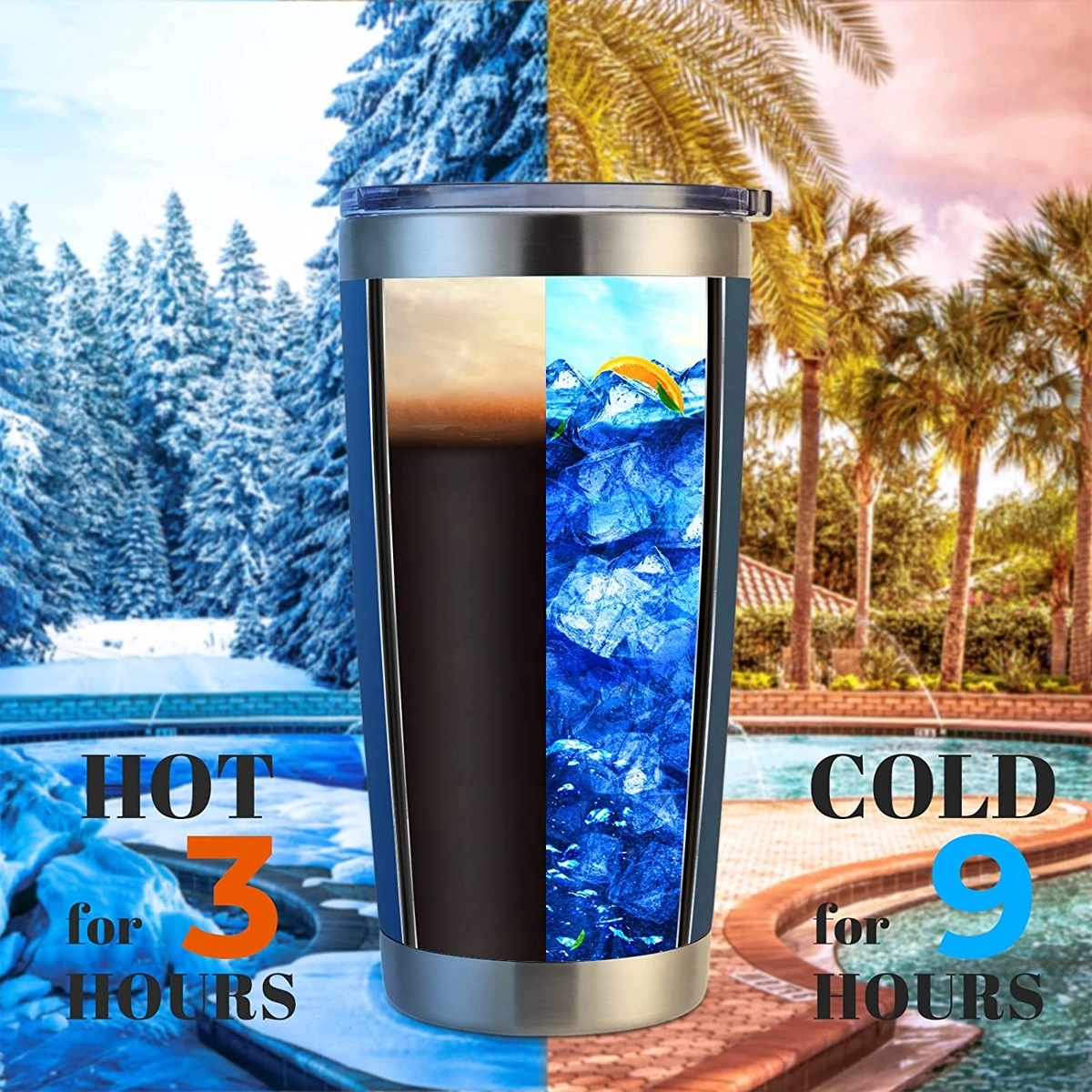 20Oz Stainless Steel Tumbler With Lid 5