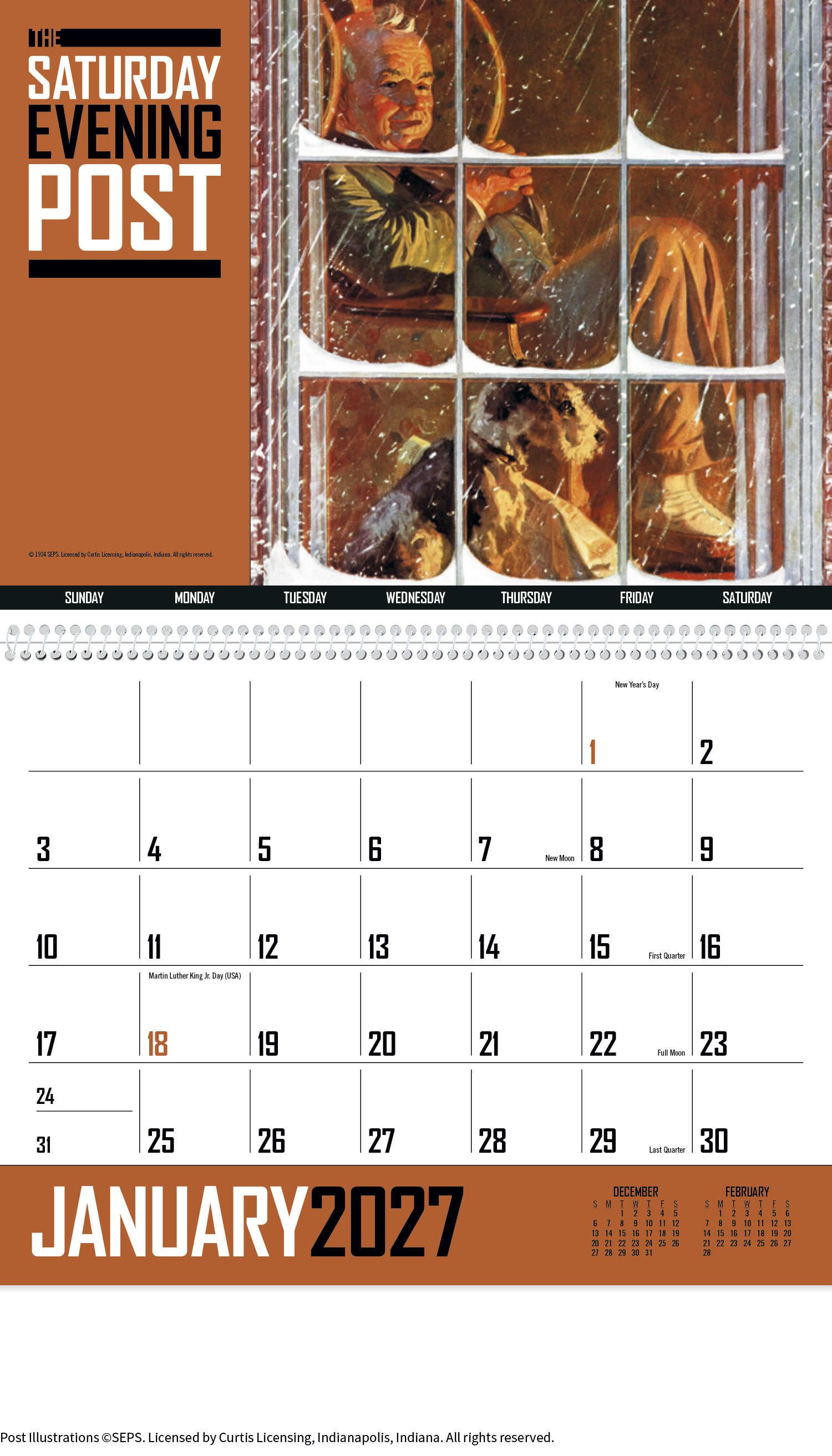 Triumph® Calendars The Saturday Evening Post 47