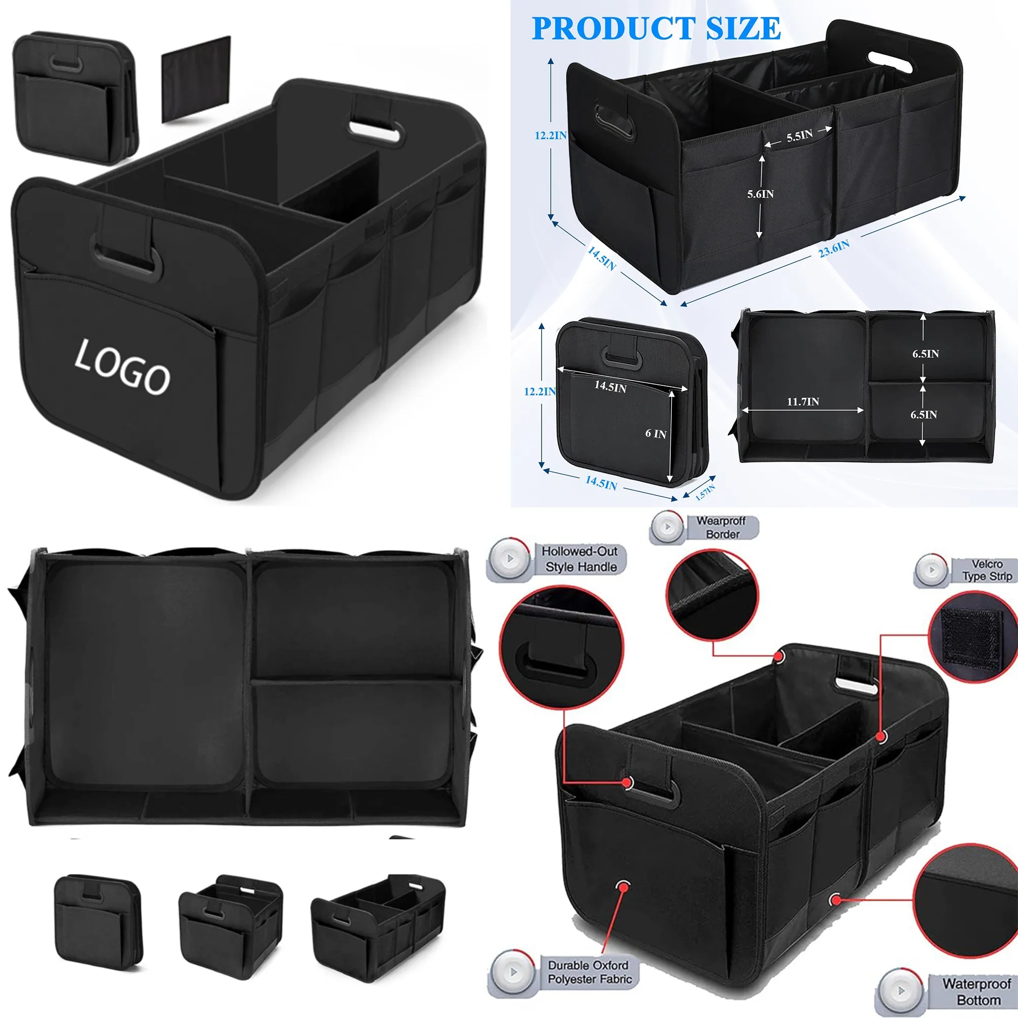 Foldable Car Trunk Organizer 2