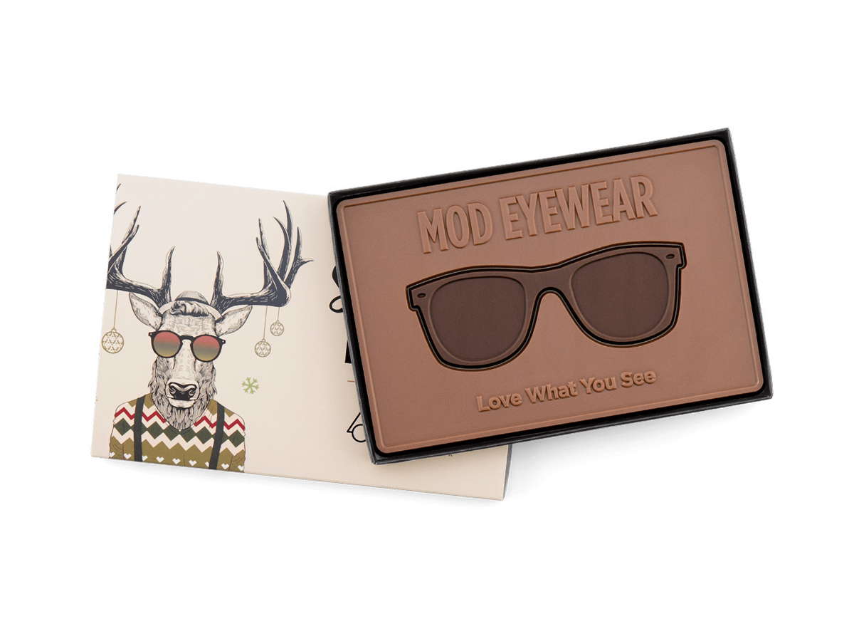 3oz. Combo Chocolate Bar with 4"x6" Gift Box