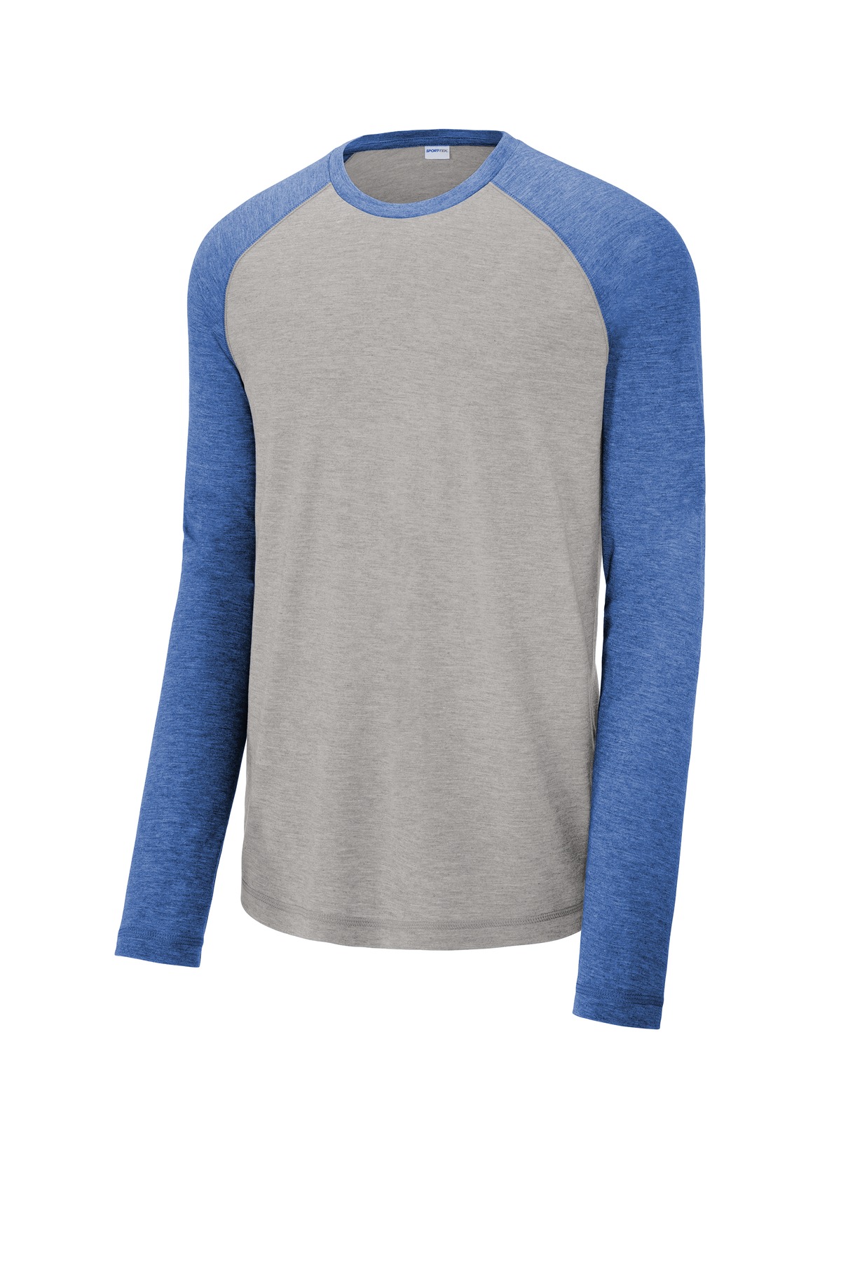 Sport-Tek PosiCharge Long Sleeve Tri-Blend Wicking Raglan Tee ST400LS 29
