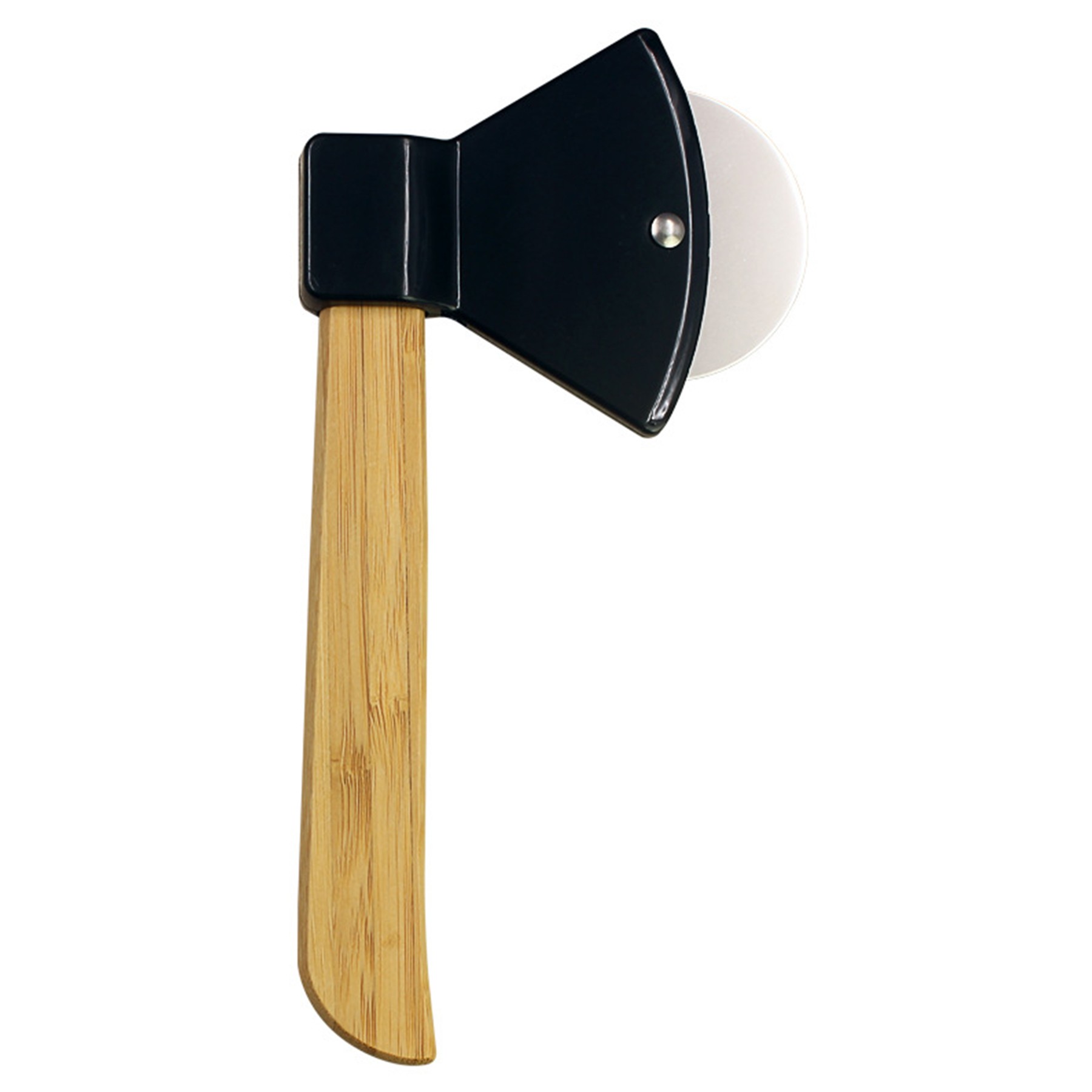 Axe Pizza Cutter With Wooden Handle 4