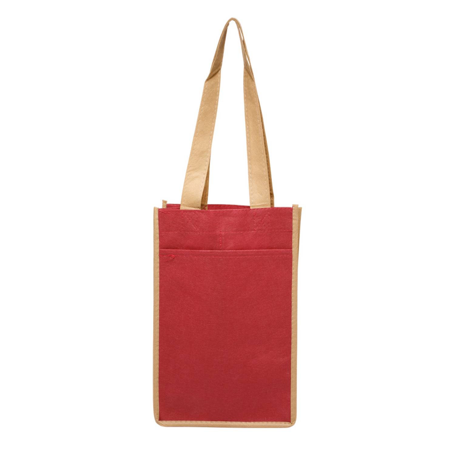 Non Woven Two Bottle Tote Wine Bag 4