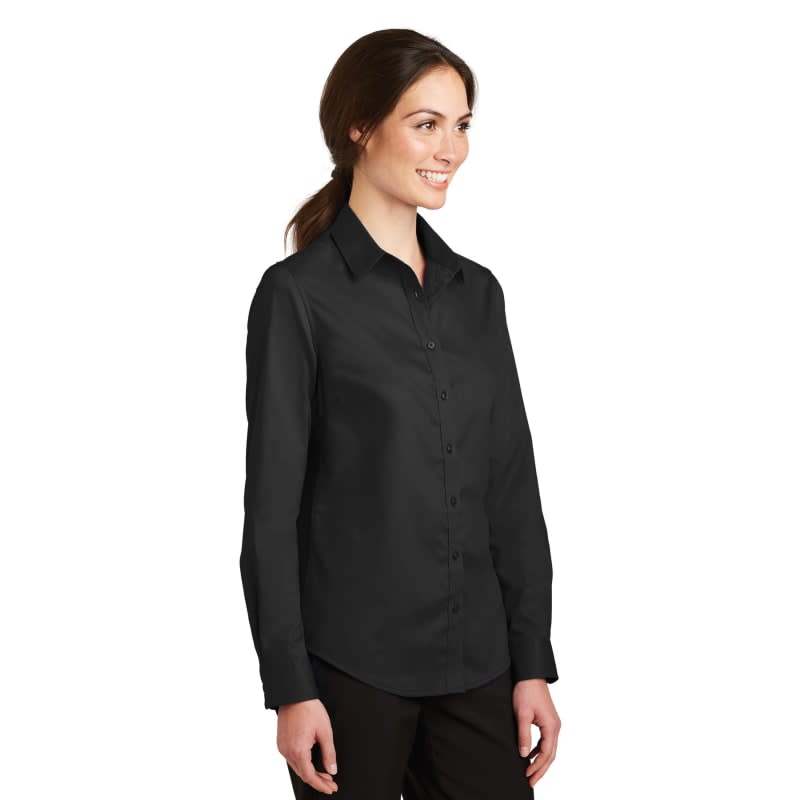 Port Authority Ladies SuperPro Twill Shirt. 2