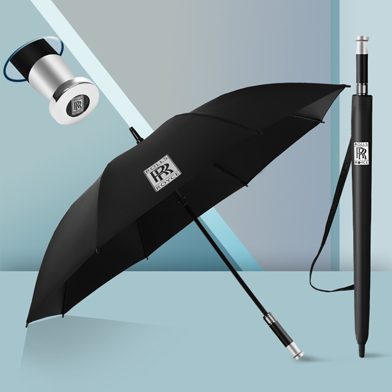 Enlarged Windproof Golf Umbrella with Metal Handle 3