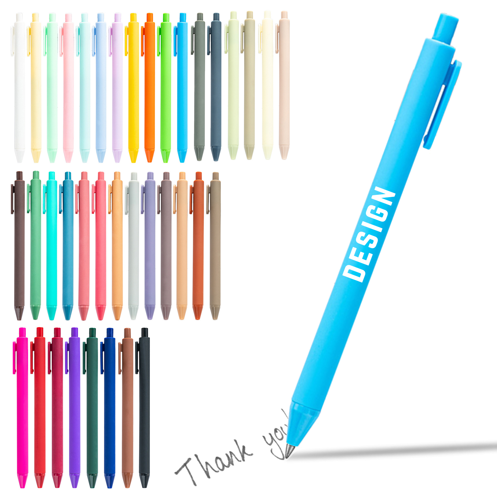 A 0.5-millimeter 39-color candy plastic pen 1