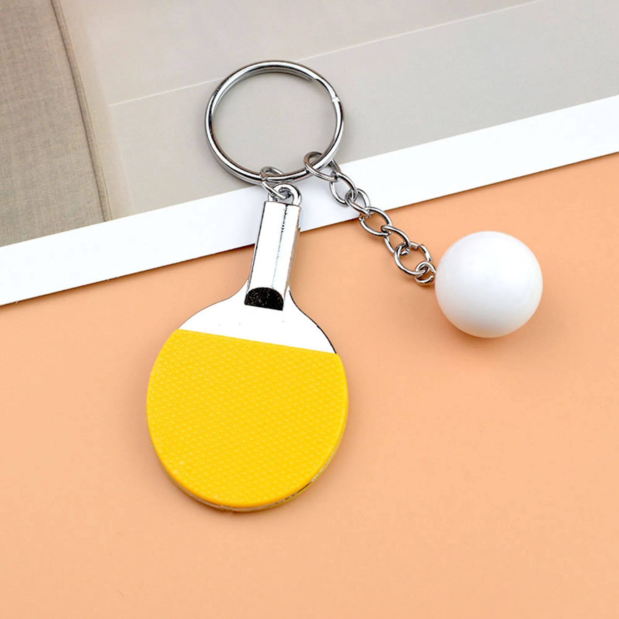 Mini Keyrings With Table Tennis Keychain 6
