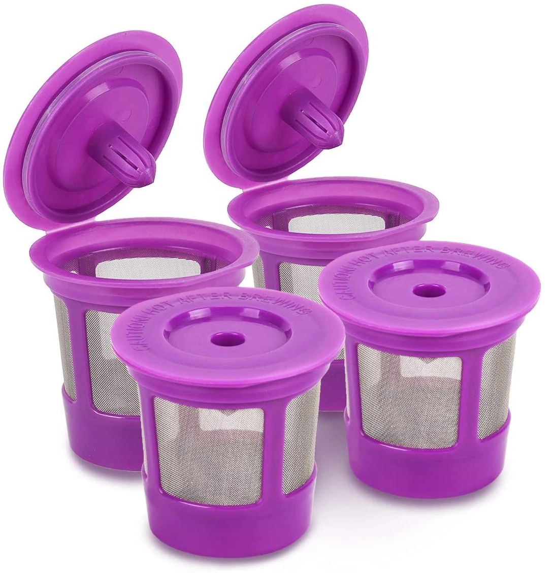 Reusable K Cups Pod Coffee Filter, Universal Refillable 5