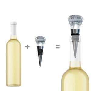 Stylish Diamond Shaped Wine Cork Bottle Stopper 11