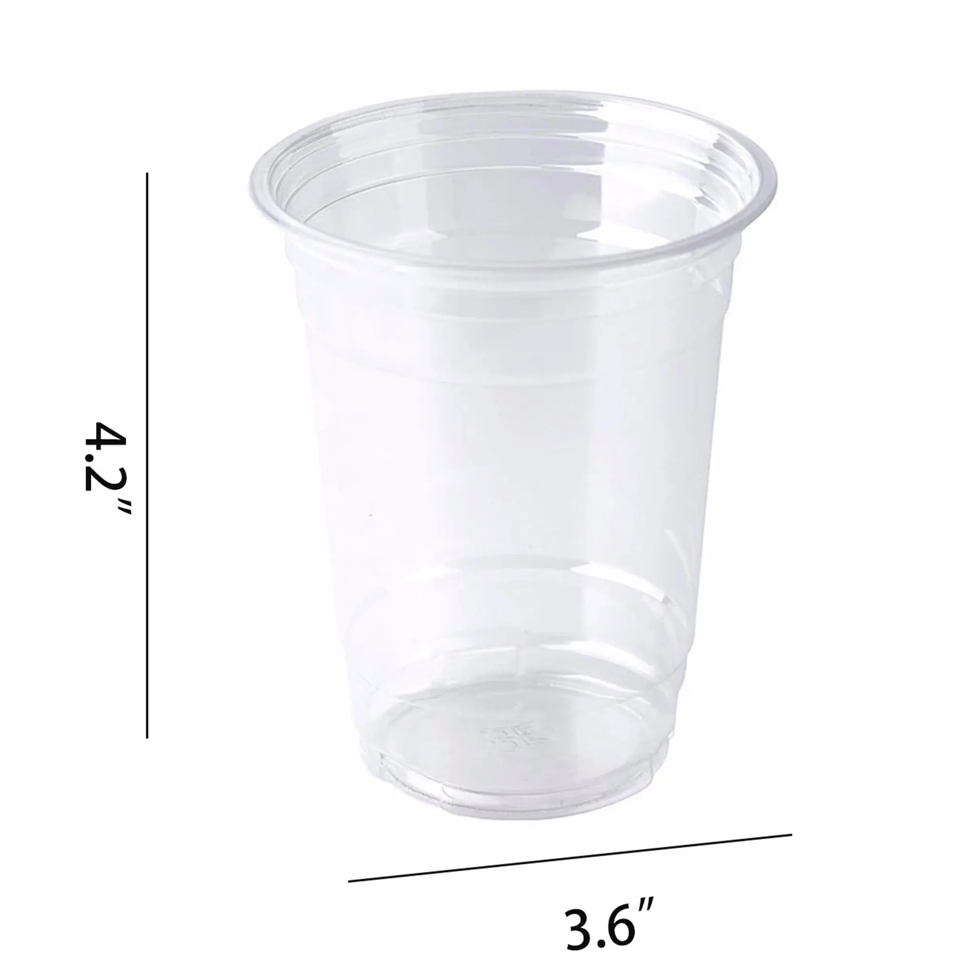 12oz Clear Disposable Drinking Cups 3
