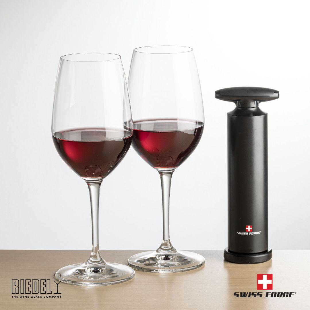 Swiss Force® Effortless Opener & RIEDEL Oenologue Wine 2