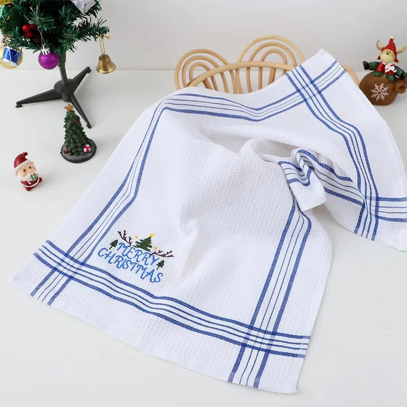 Waffle Christmas Towel 2