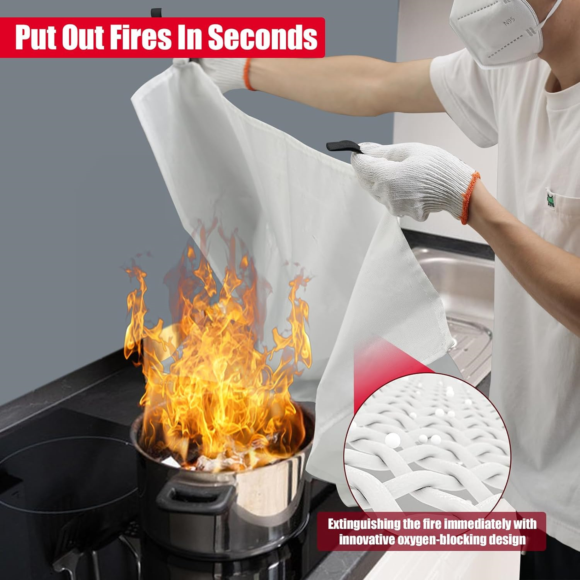 Fire Blanket For Emergency 4