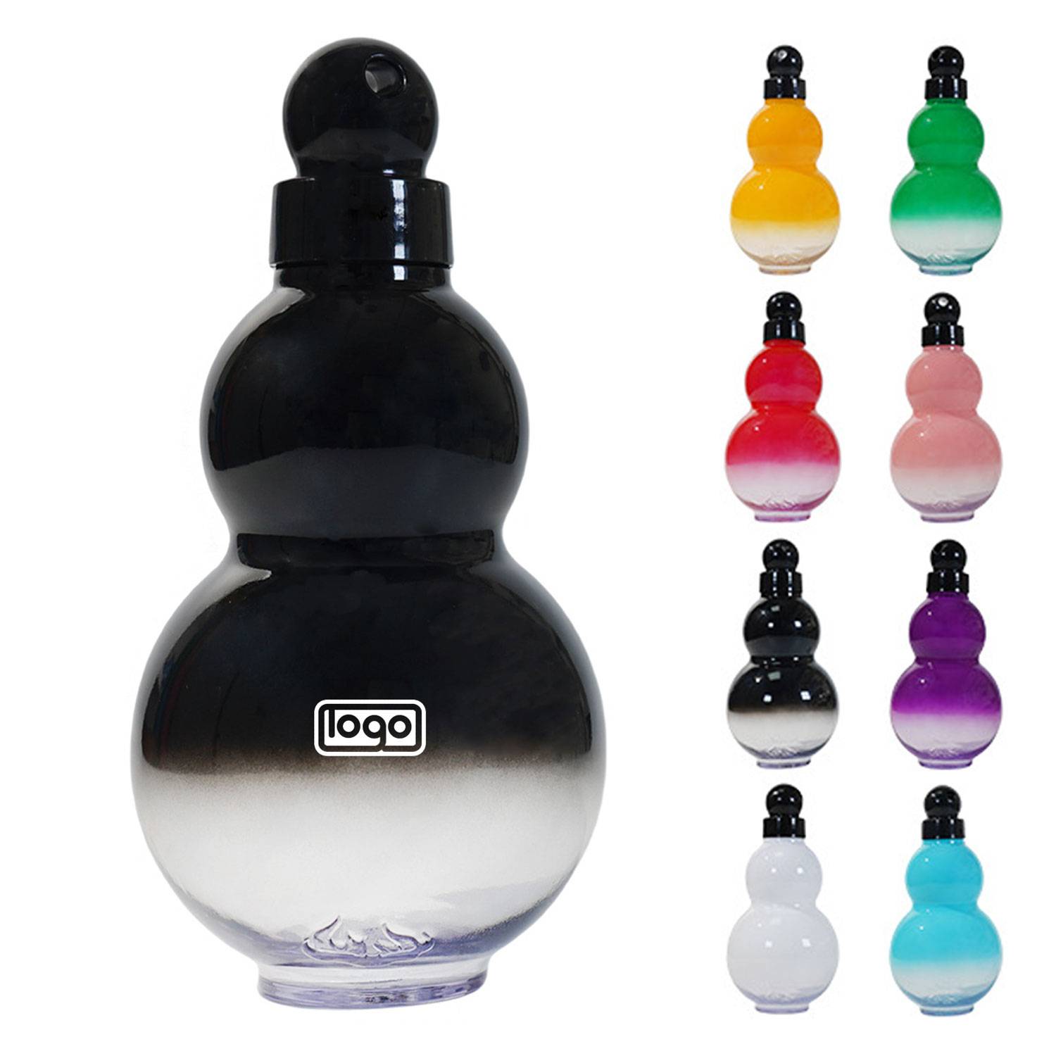 30oz Reusable Screw Top Leak Proof Gourd Water Bottle, custom water bottle with logo imprint 1