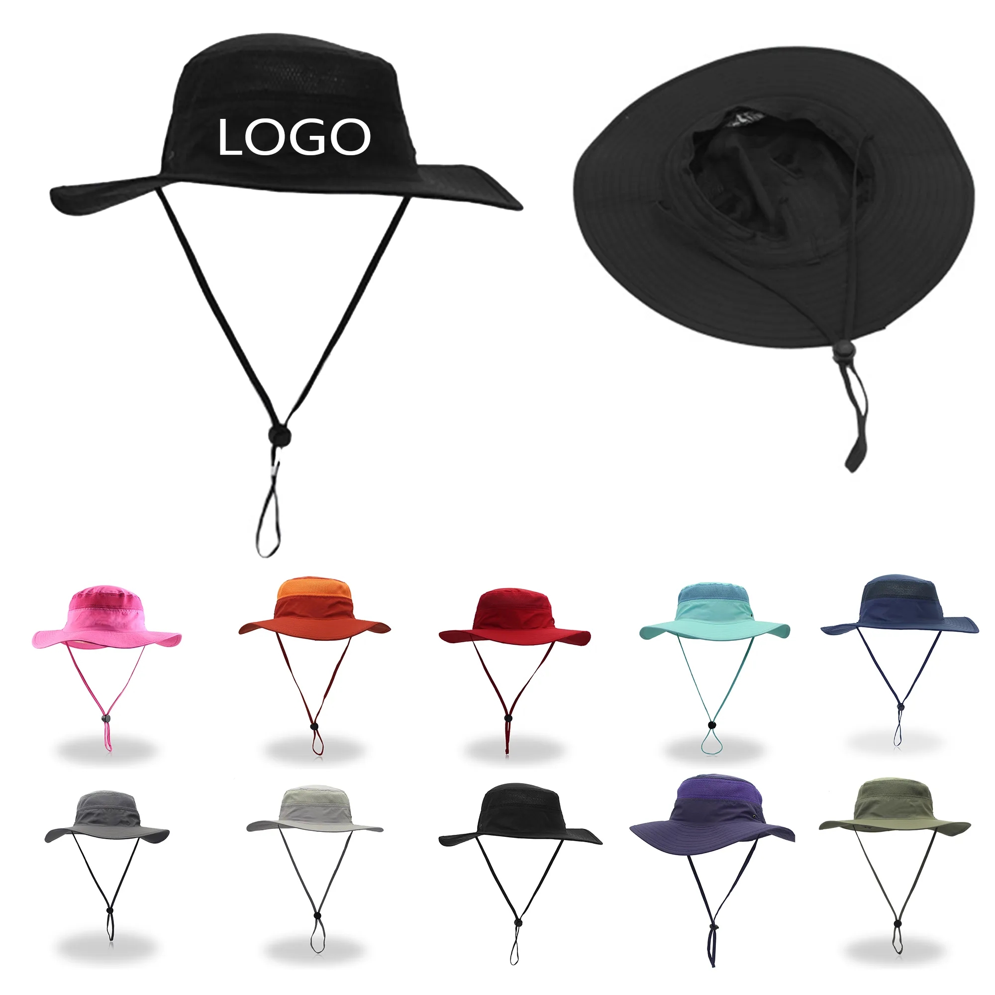 Wide Brim UV Protection Sun Bucket Hat 1