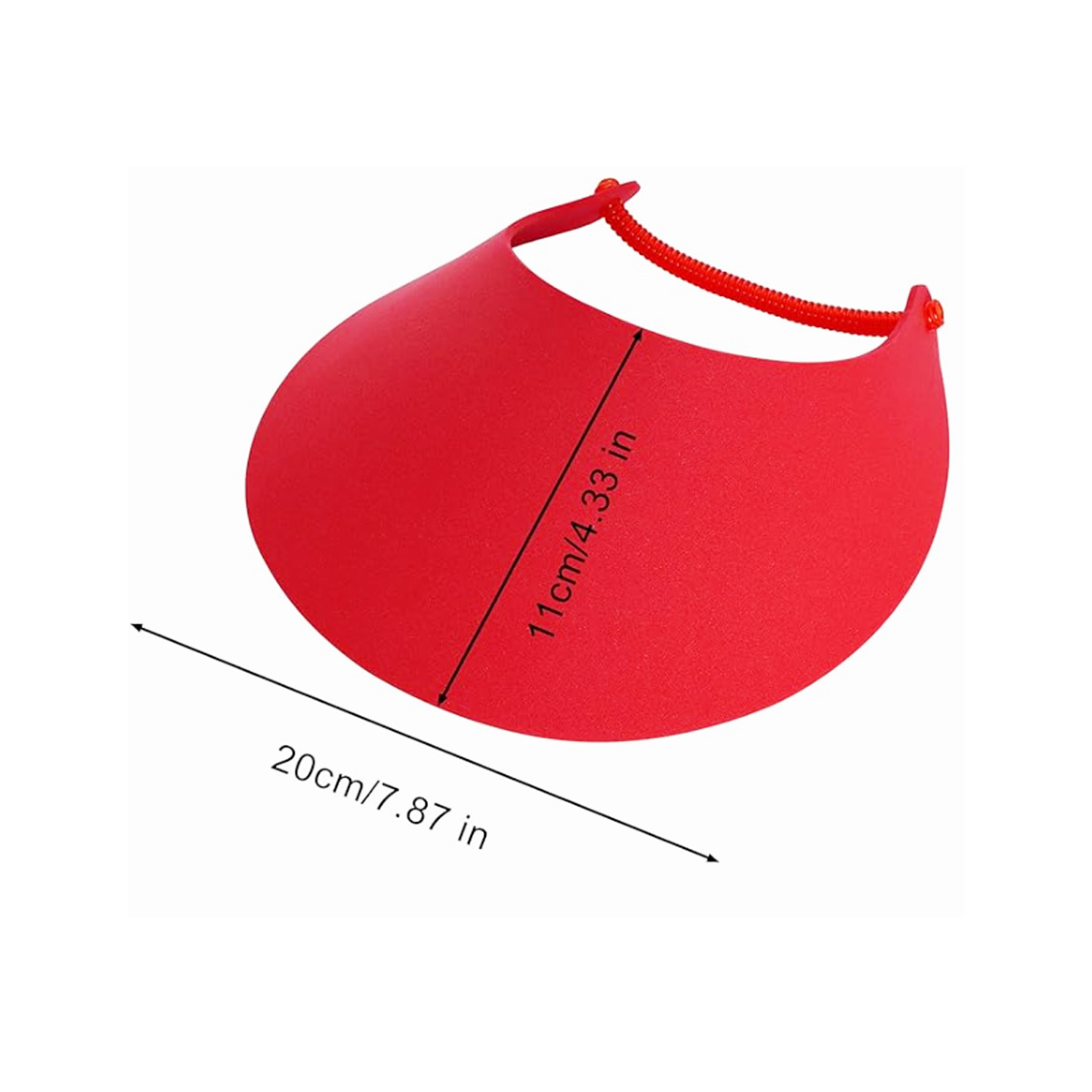 EVA Foam Sun Visor Hat with Elastic Strap for Outdoor Events 4