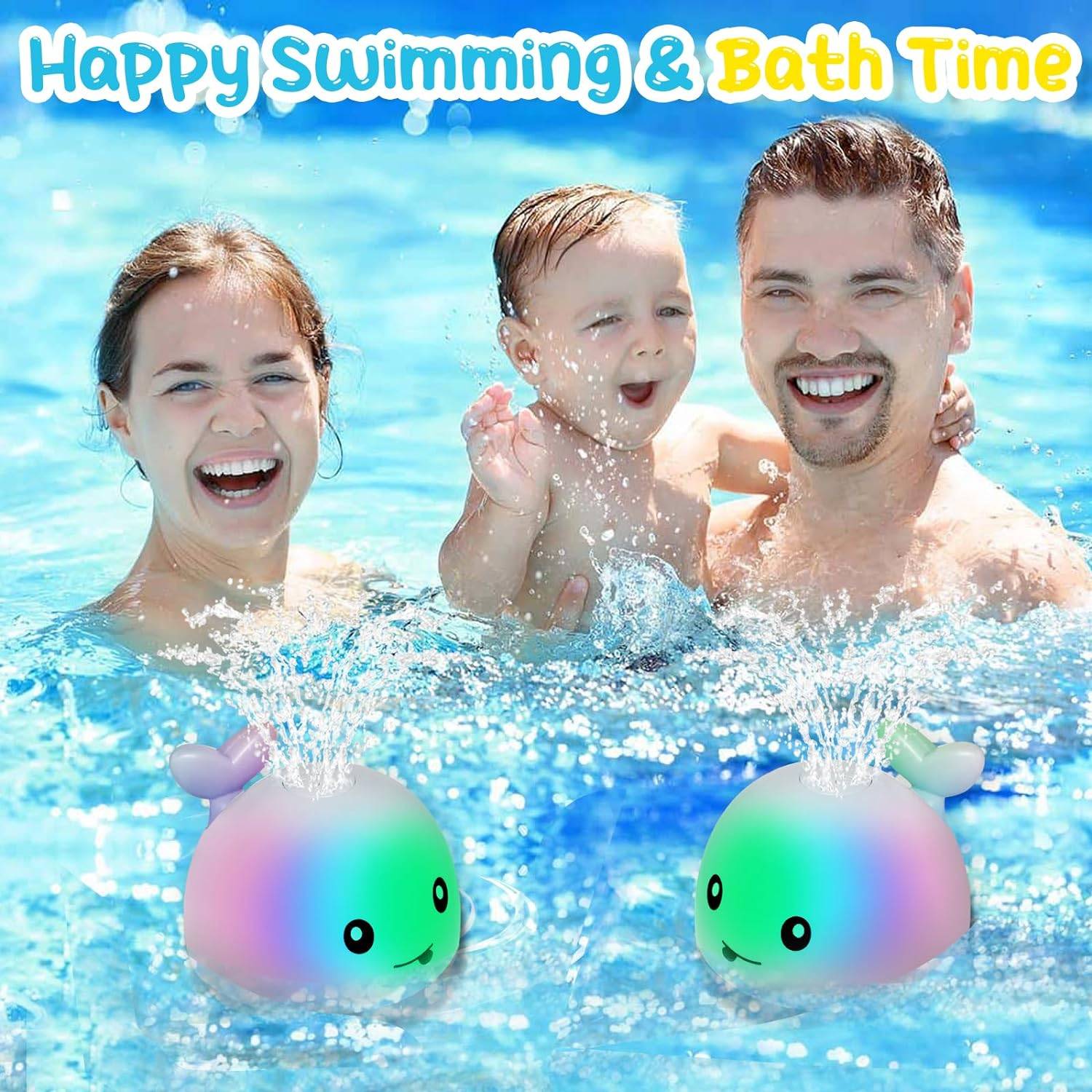 Whale Bath Toys for Babies 2