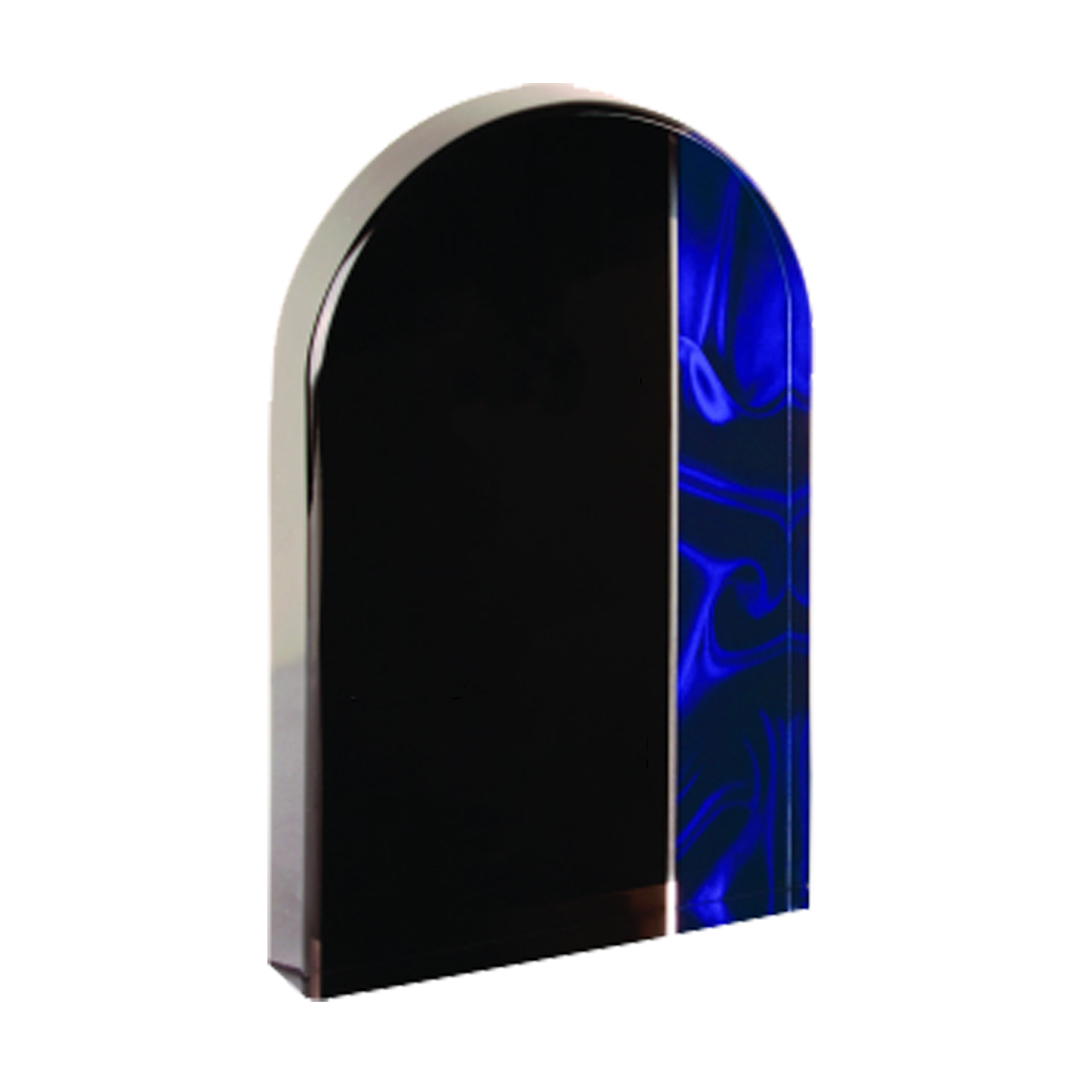 8" Arch Blue Velvet Acrylic 3