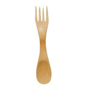 Mini Bamboo Spork Spoon Fork 5