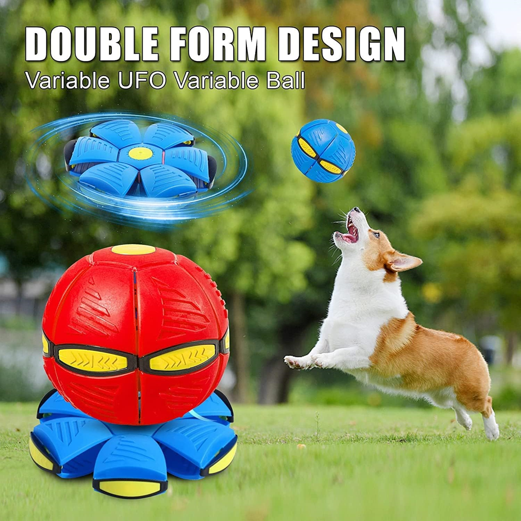 Pet Toy Flying Flat Throw Disc Ball For Dogs 5
