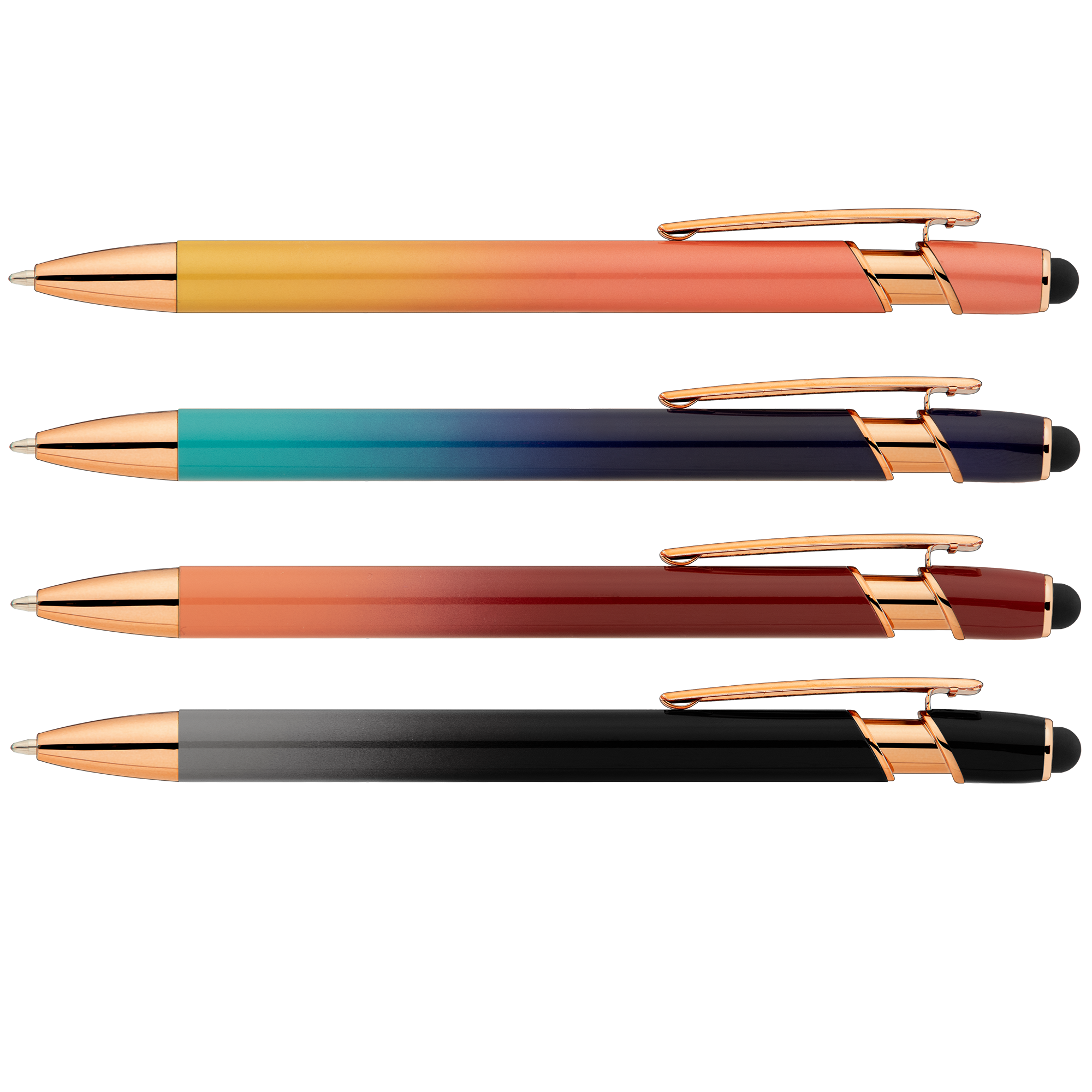 Ellipse Ombre Rose Gold Stylus Pen 13
