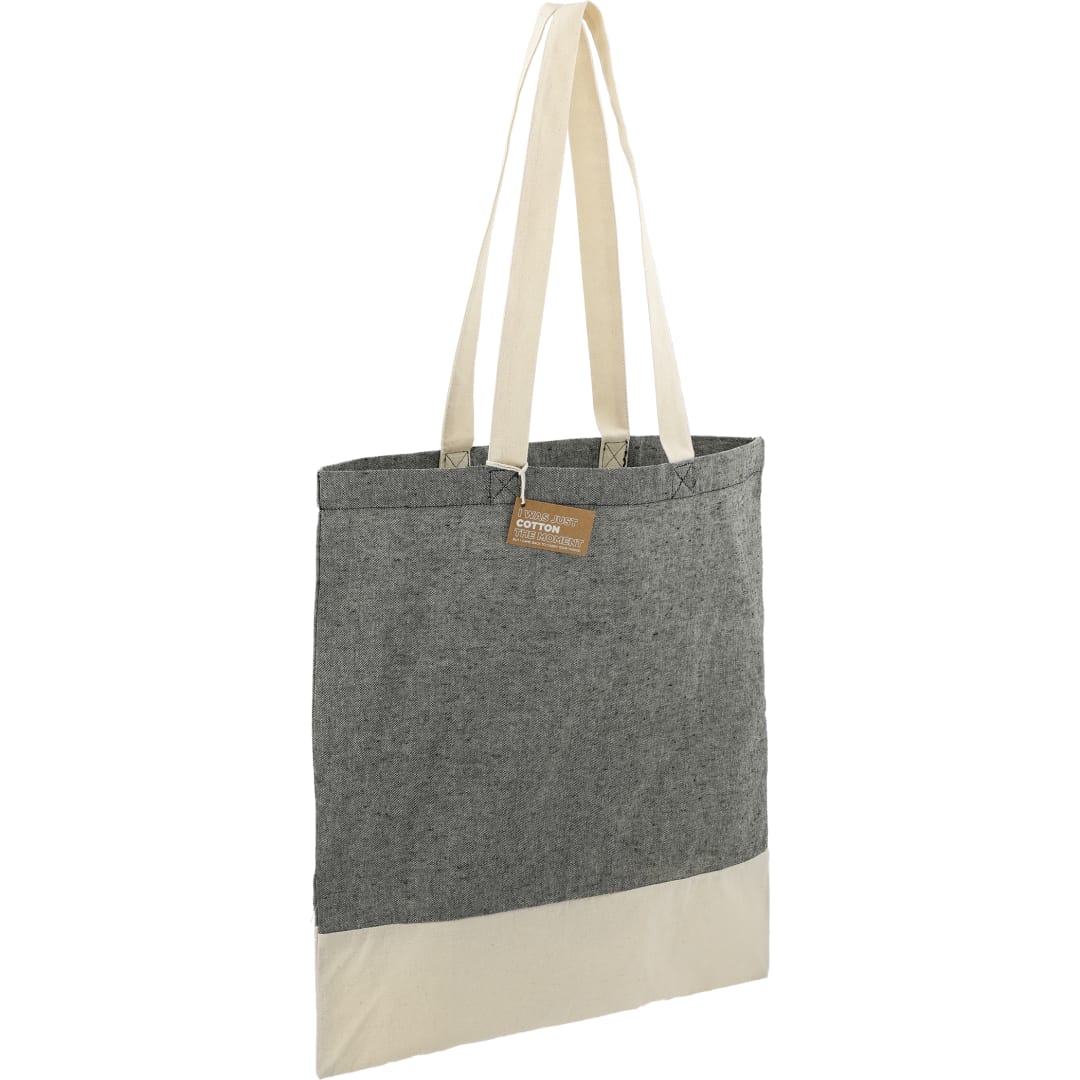 Split Recycled 5oz Cotton Twill Convention Tote 46