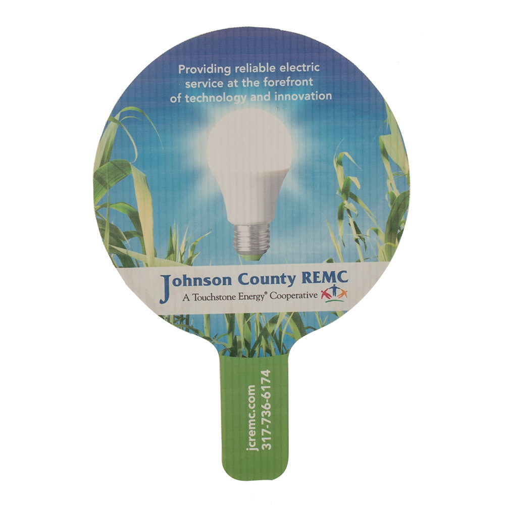 Hand Fans - Round, Full Color 5