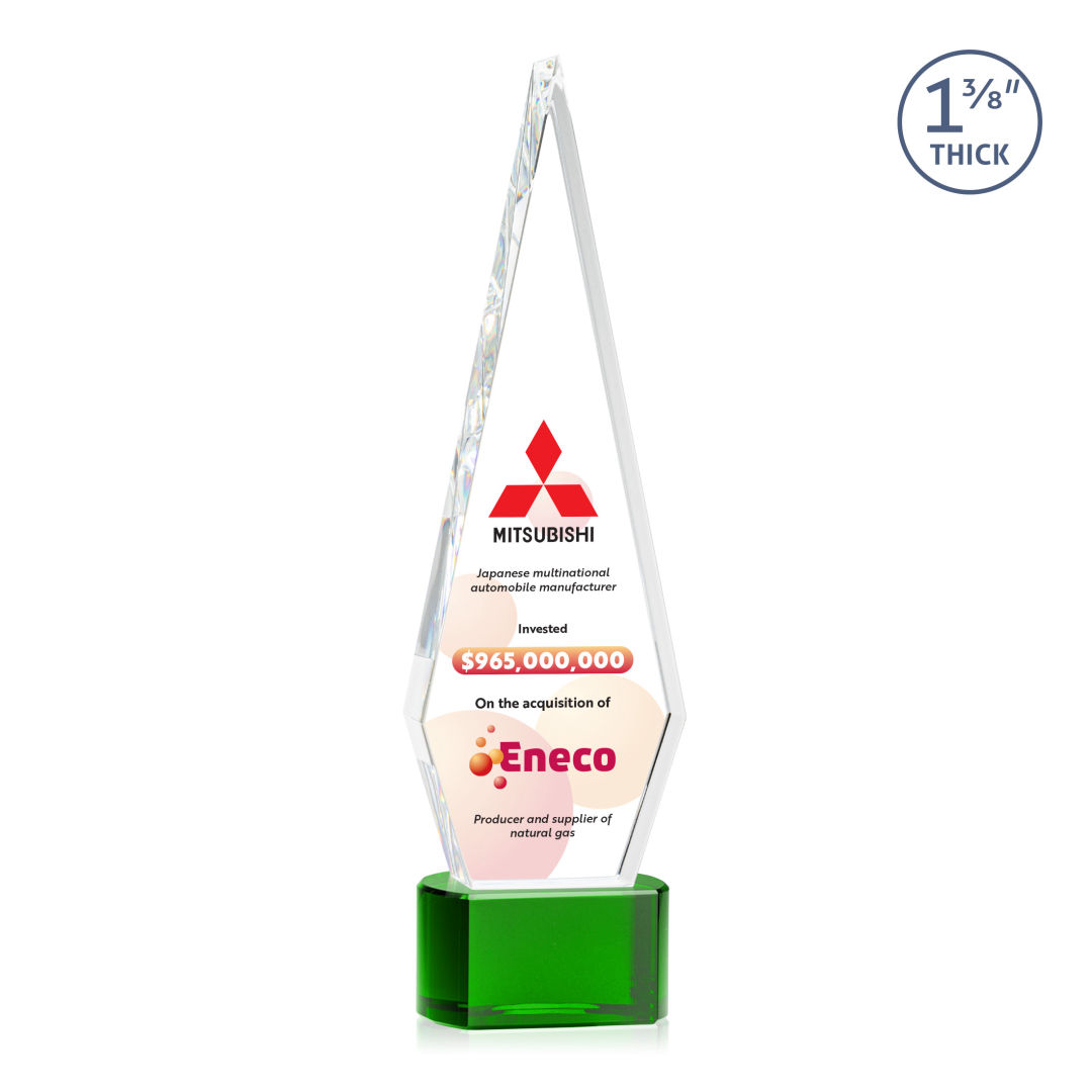 Springfield VividPrint™ Award on Paragon Base - Green 7