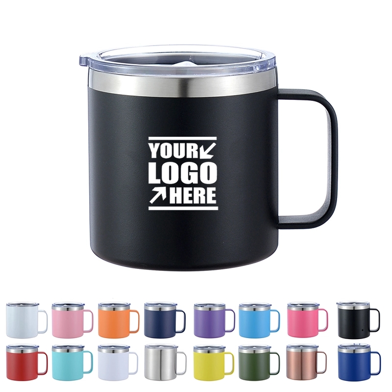 14 oz Vacuum Insulated Stainless Steel Mug with Lid 7
