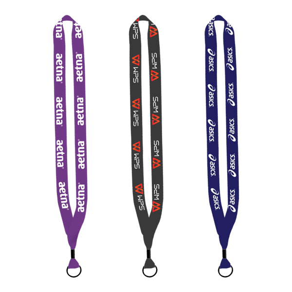 3/4" Dye-Sublimated Waffle Weave Lanyard 5