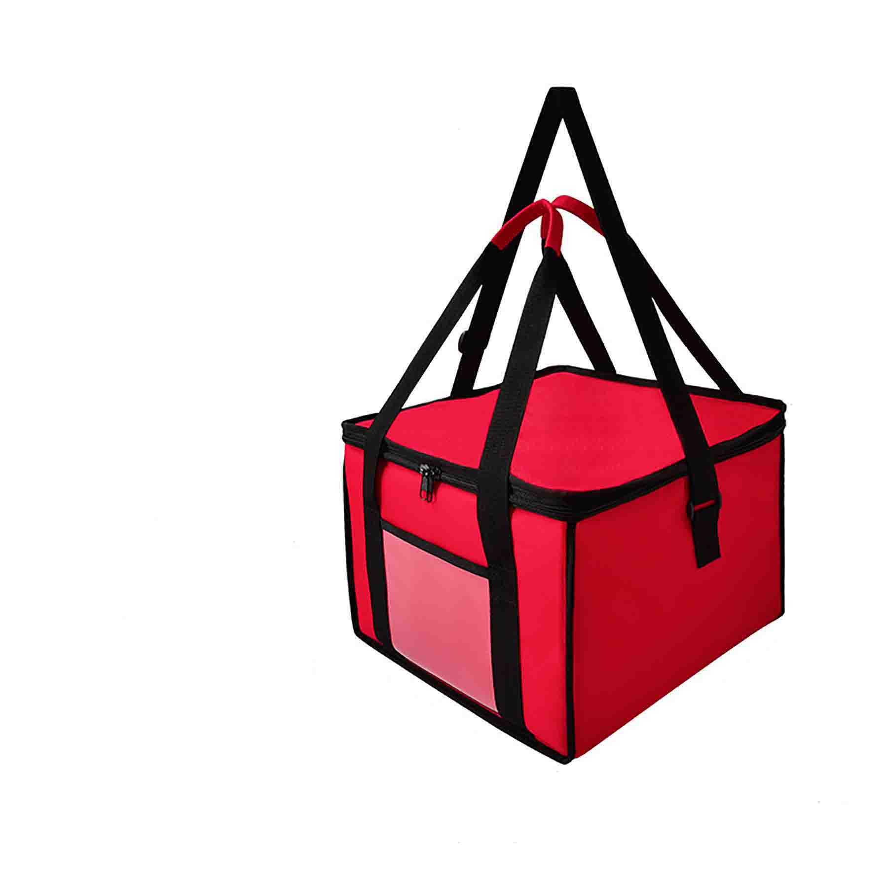 Insulated Food Delivery Bag with Sturdy Zipper and Reinforced Handle 4
