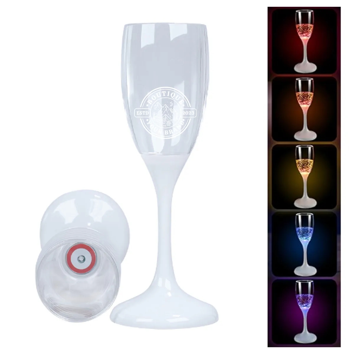 4oz LED Luminous Wine Champagne Cup Party Gift 3