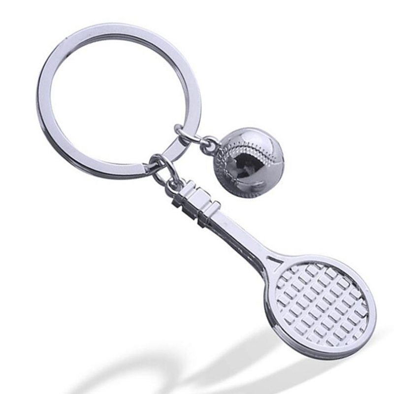 Creative Metal Tennis Key Ring 2